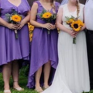 Purple Bridesmaid Dress
